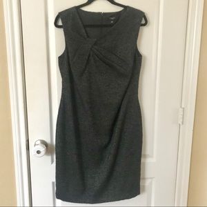Ann Taylor Petite Tweed Wool Sheath Dress
